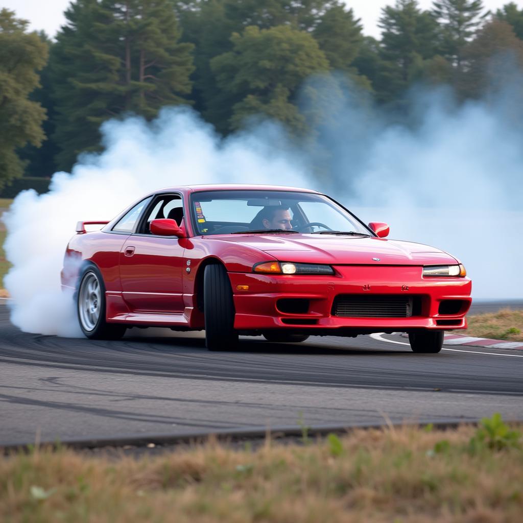 Nissan Silvia S13 Drifting