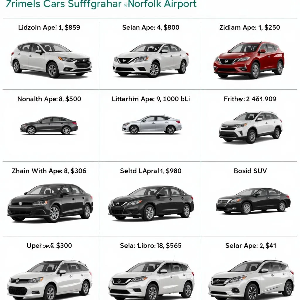 Variety of car rental options at Norfolk Airport