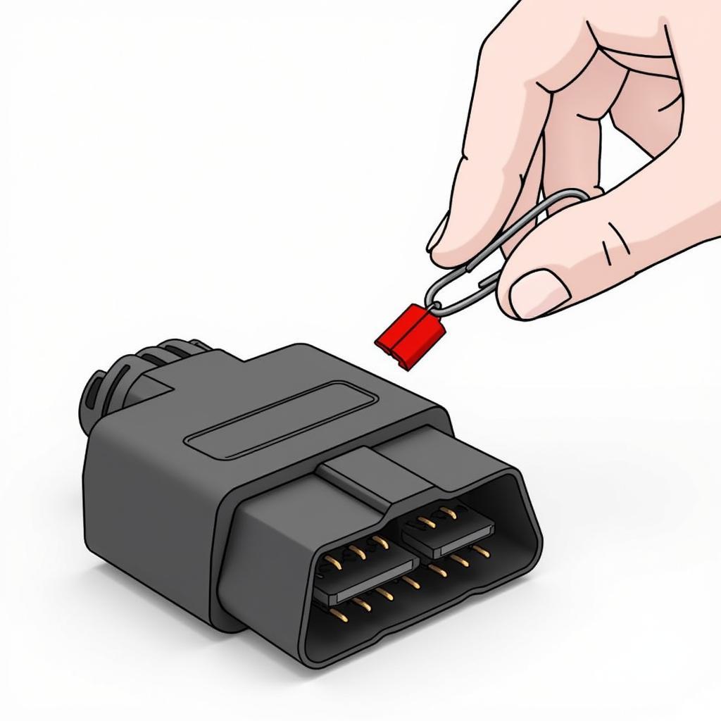 Using a Paperclip to Read OBD-I Codes