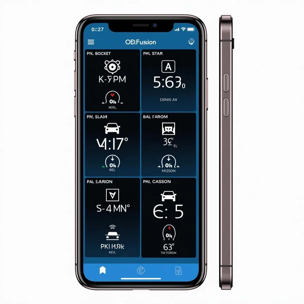 OBD Fusion app interface