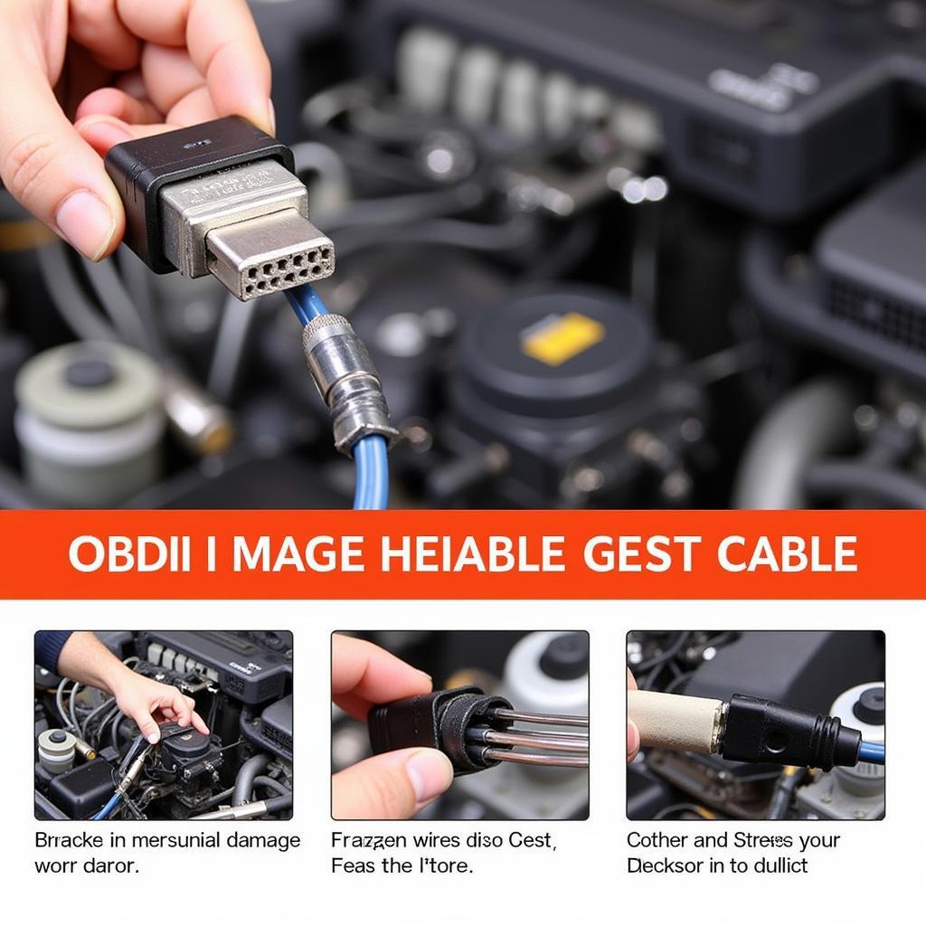 Inspecting the OBDII Cable for Damage