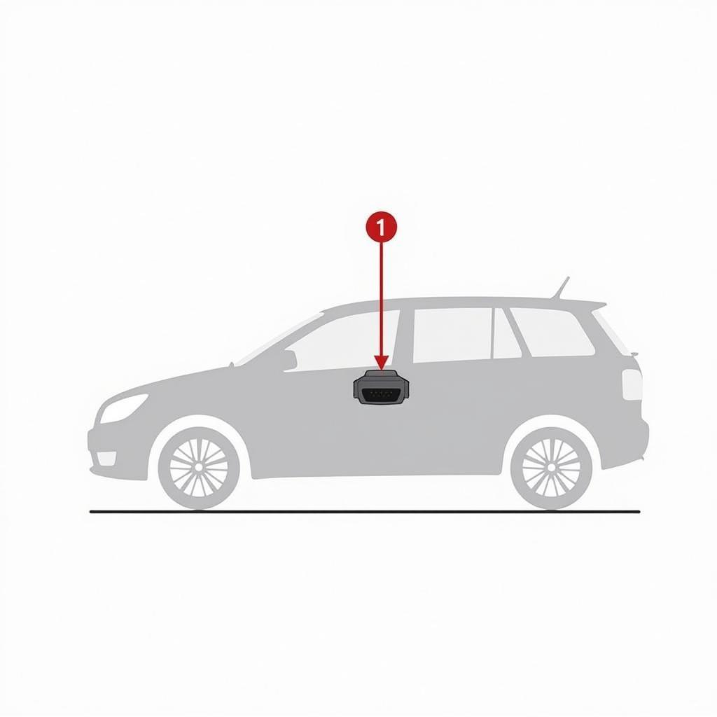 OBD-II Port Location on a Vehicle