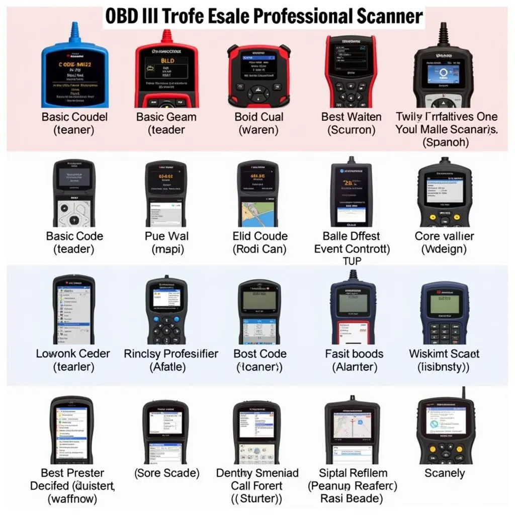 Types of OBD II scanners