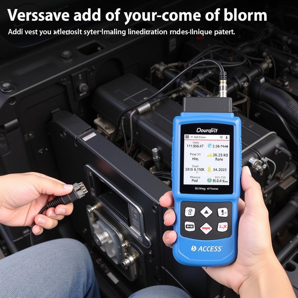 Advanced OBD scan tool with comprehensive diagnostic capabilities