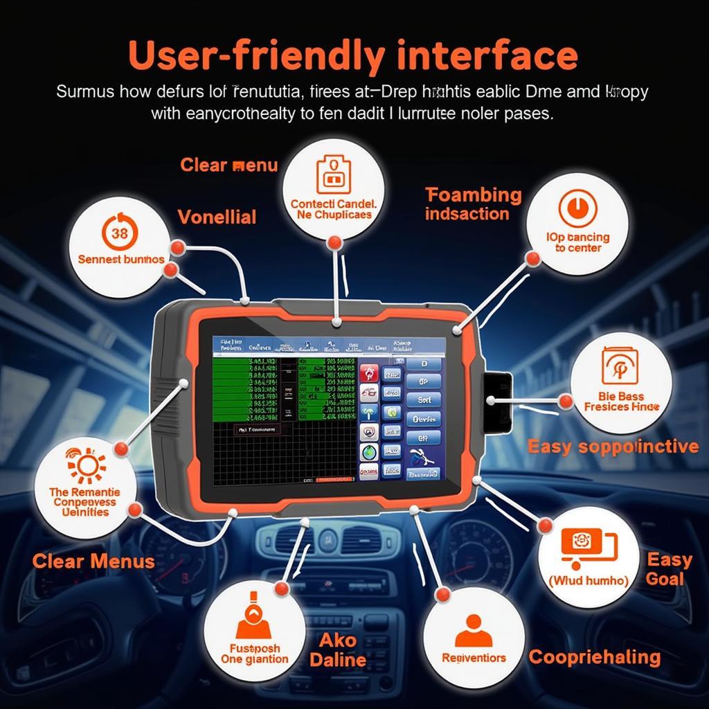 OBD scan tool with intuitive interface