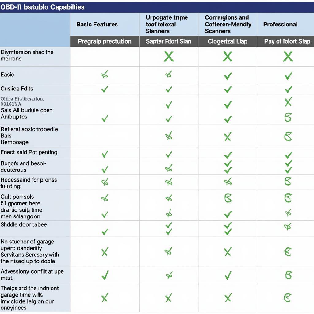 OBD-II Scanner Types Comparison