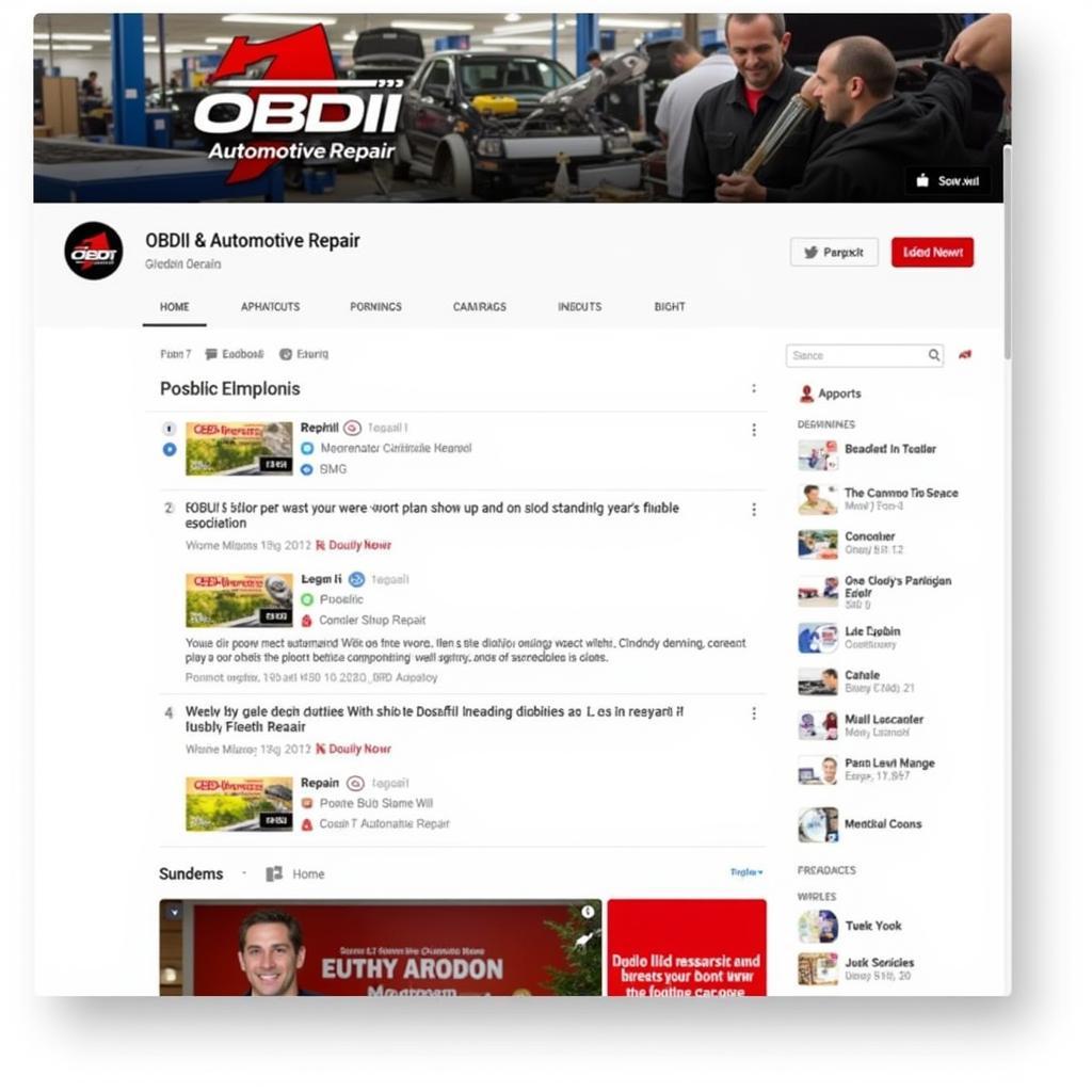 OBDII & Automotive Repair YouTube Channel