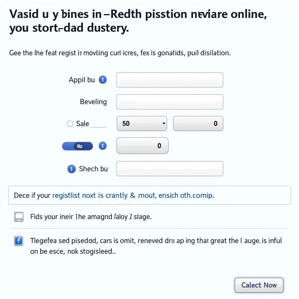 Online Car Registration Process