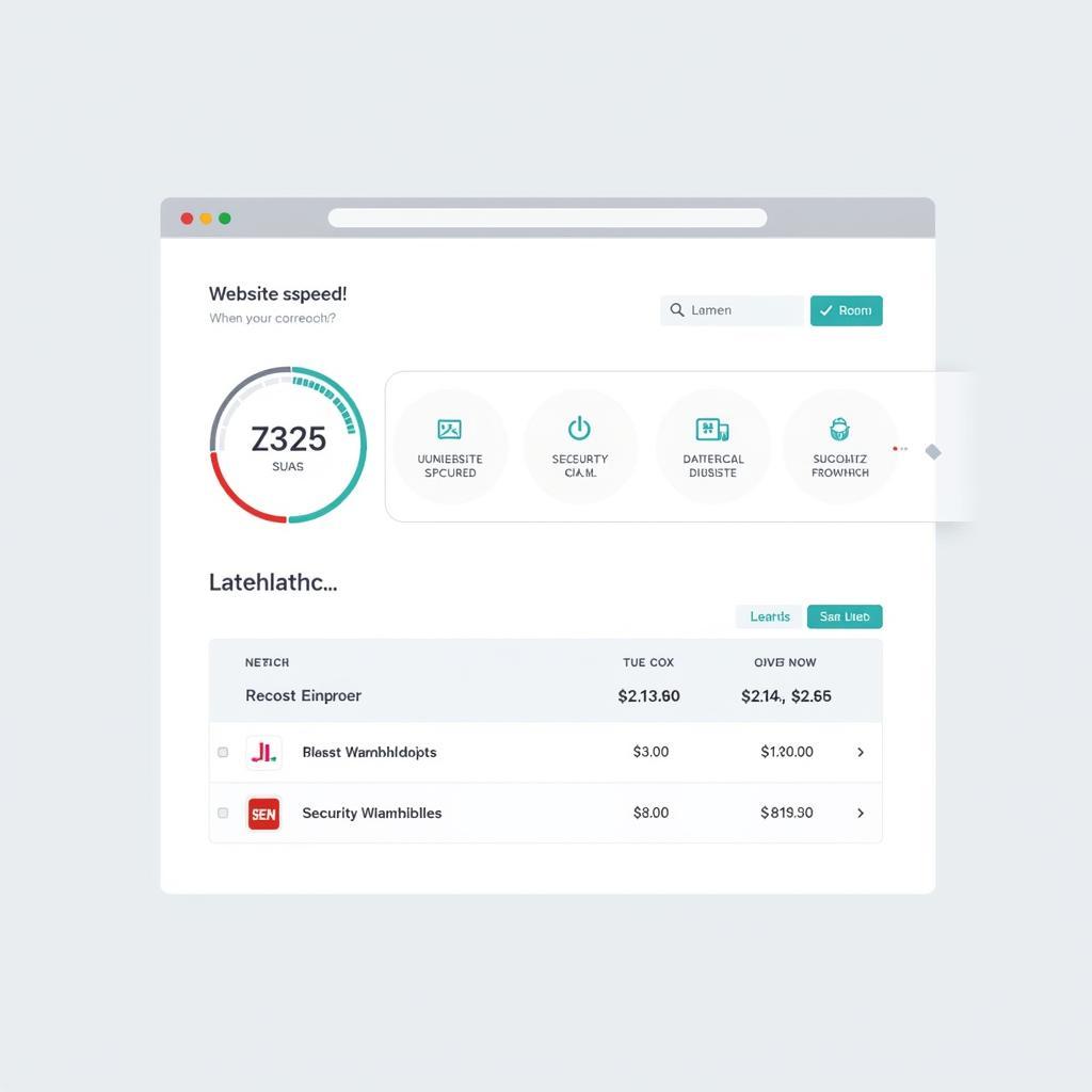 Online Website Scan Tool Dashboard Showing Key Metrics