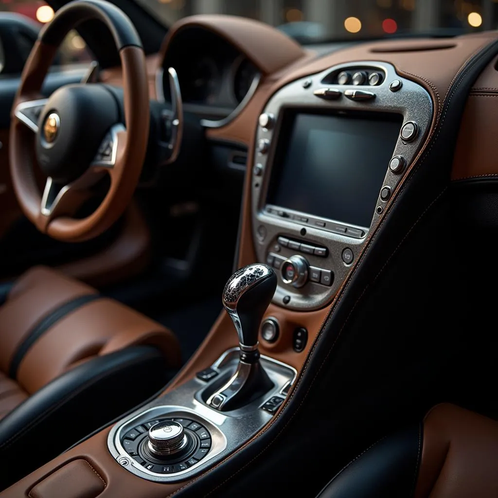 Pagani Huayra Interior Detail