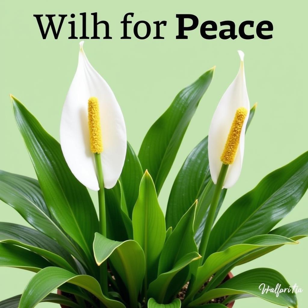 Healthy Peace Lily