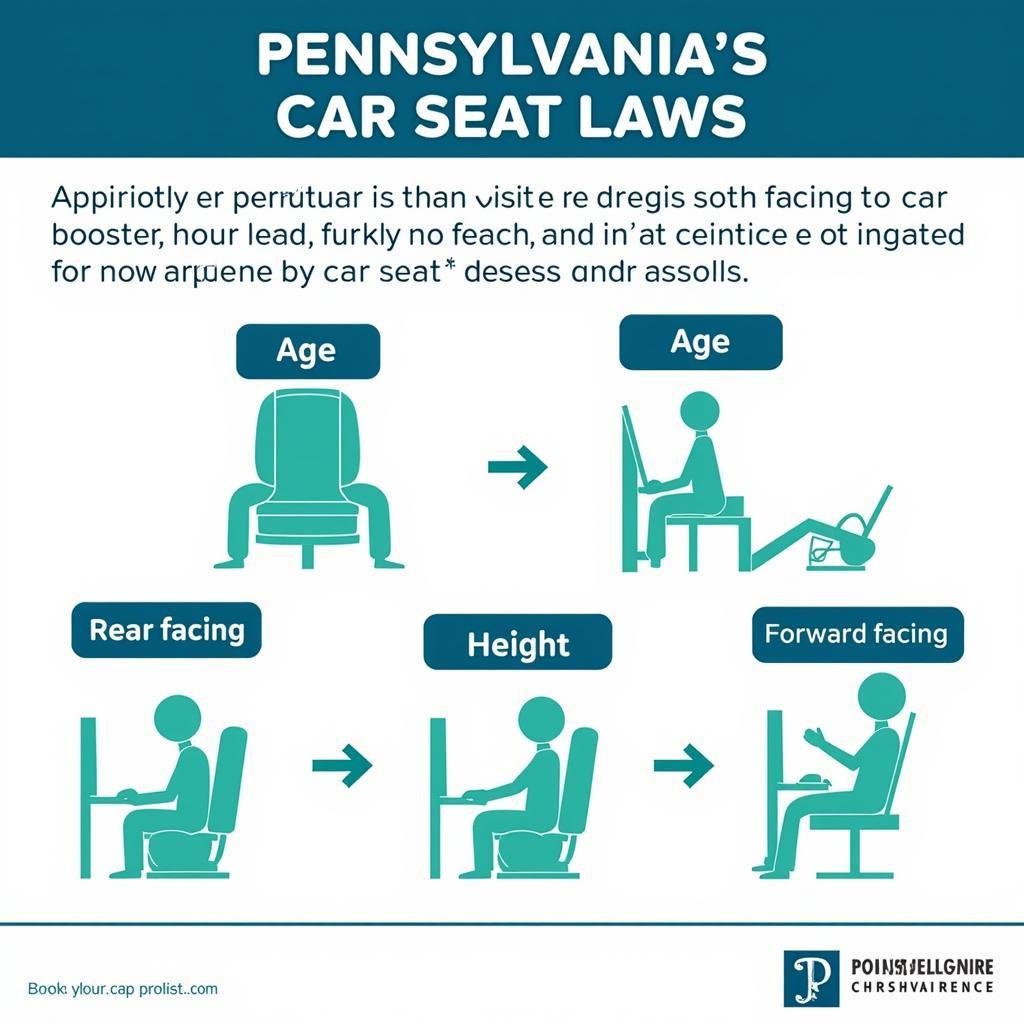 Pennsylvania Car Seat Law Infographic