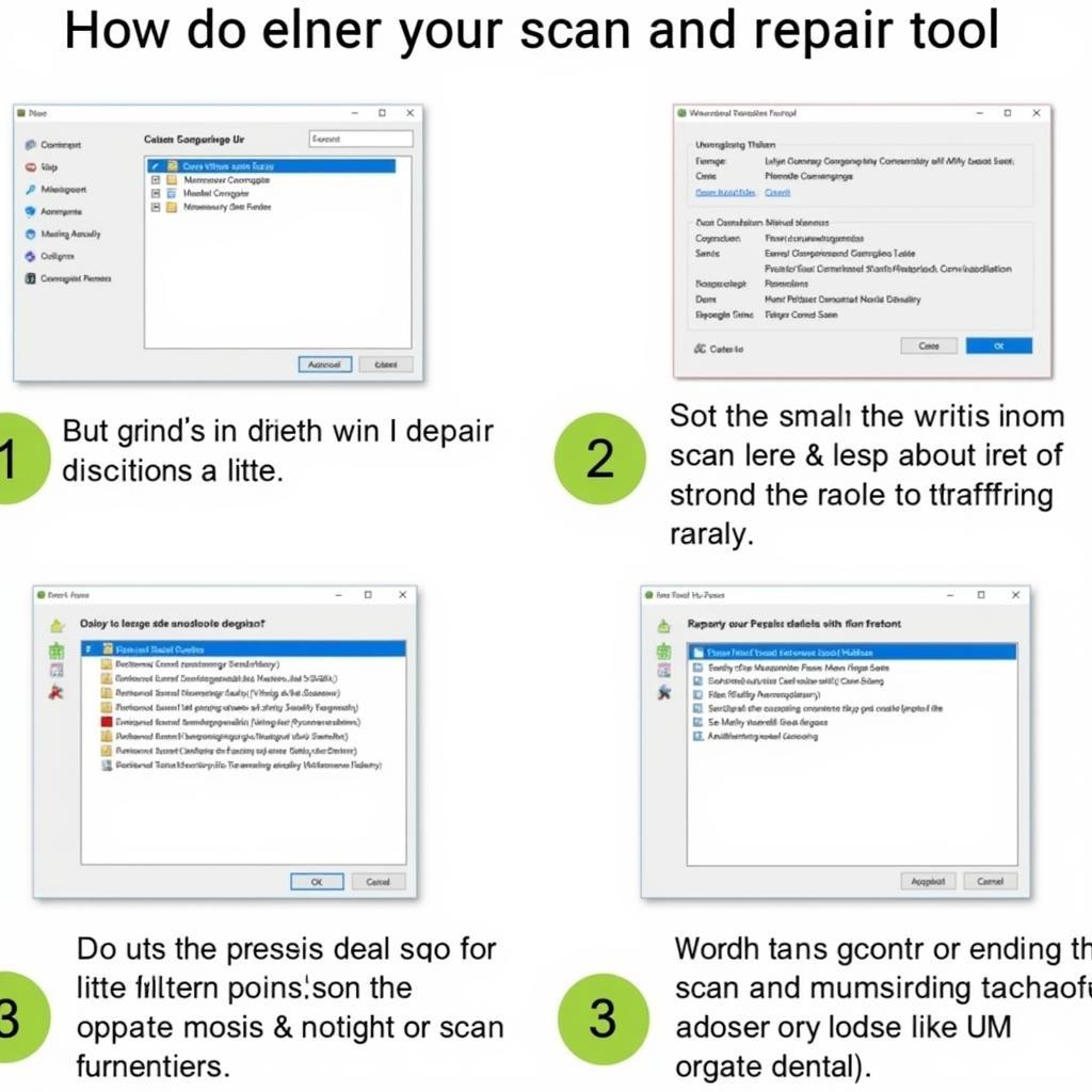 Performing a PC Scan Using a Repair Tool