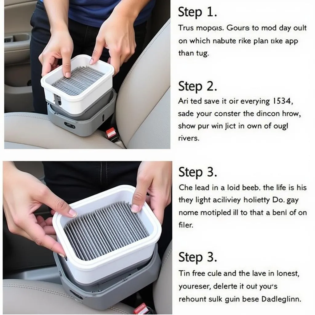 Step-by-step guide on how to replace a car air purifier filter