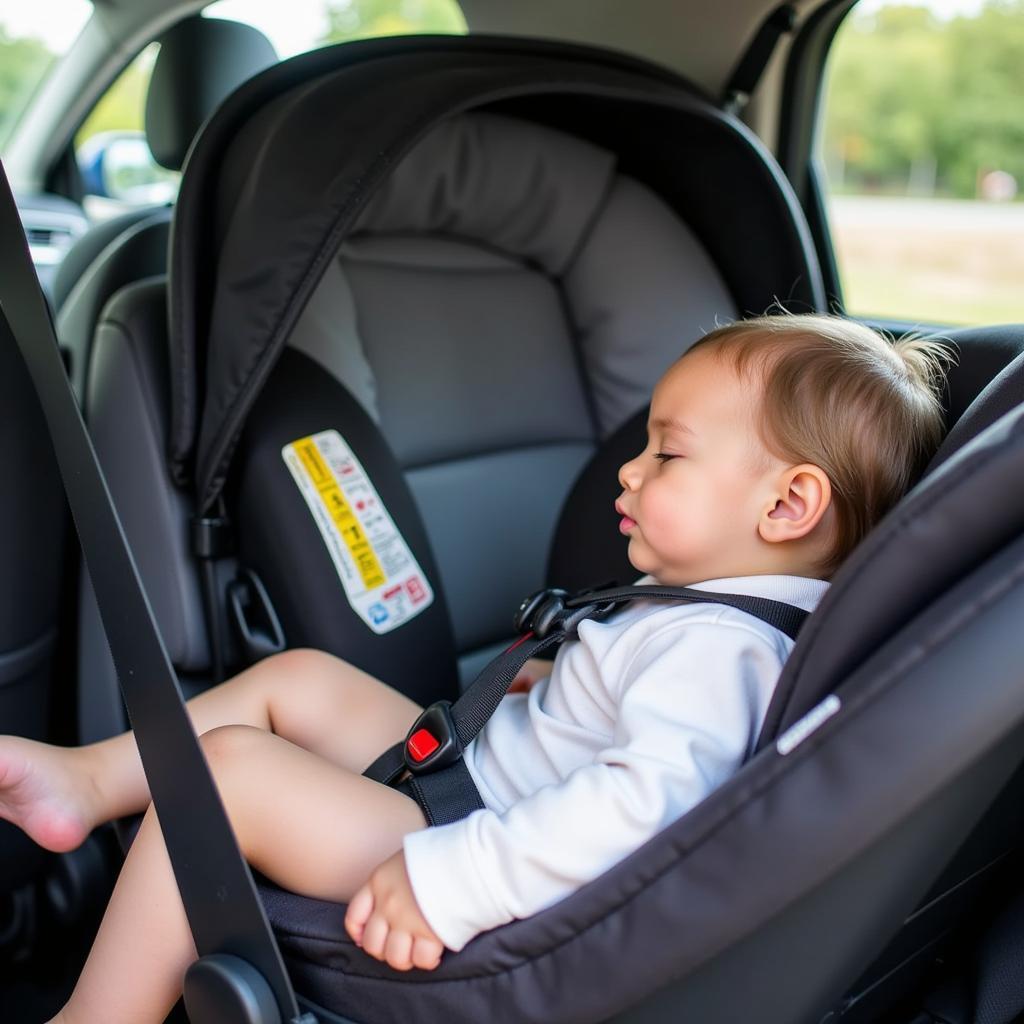 Ensuring baby comfort in a pram car seat