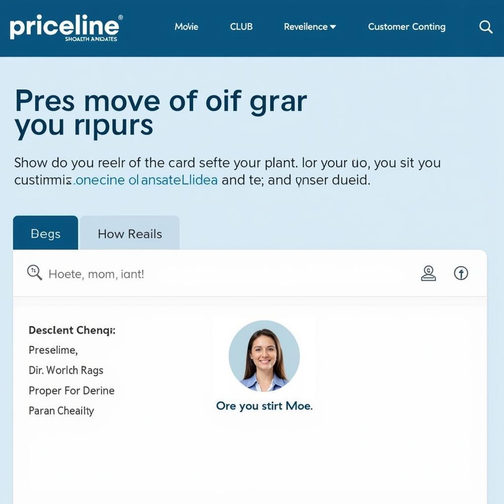 Priceline Live Chat Feature