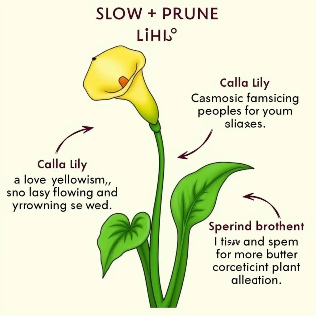 Pruning a Calla Lily for Healthier Growth