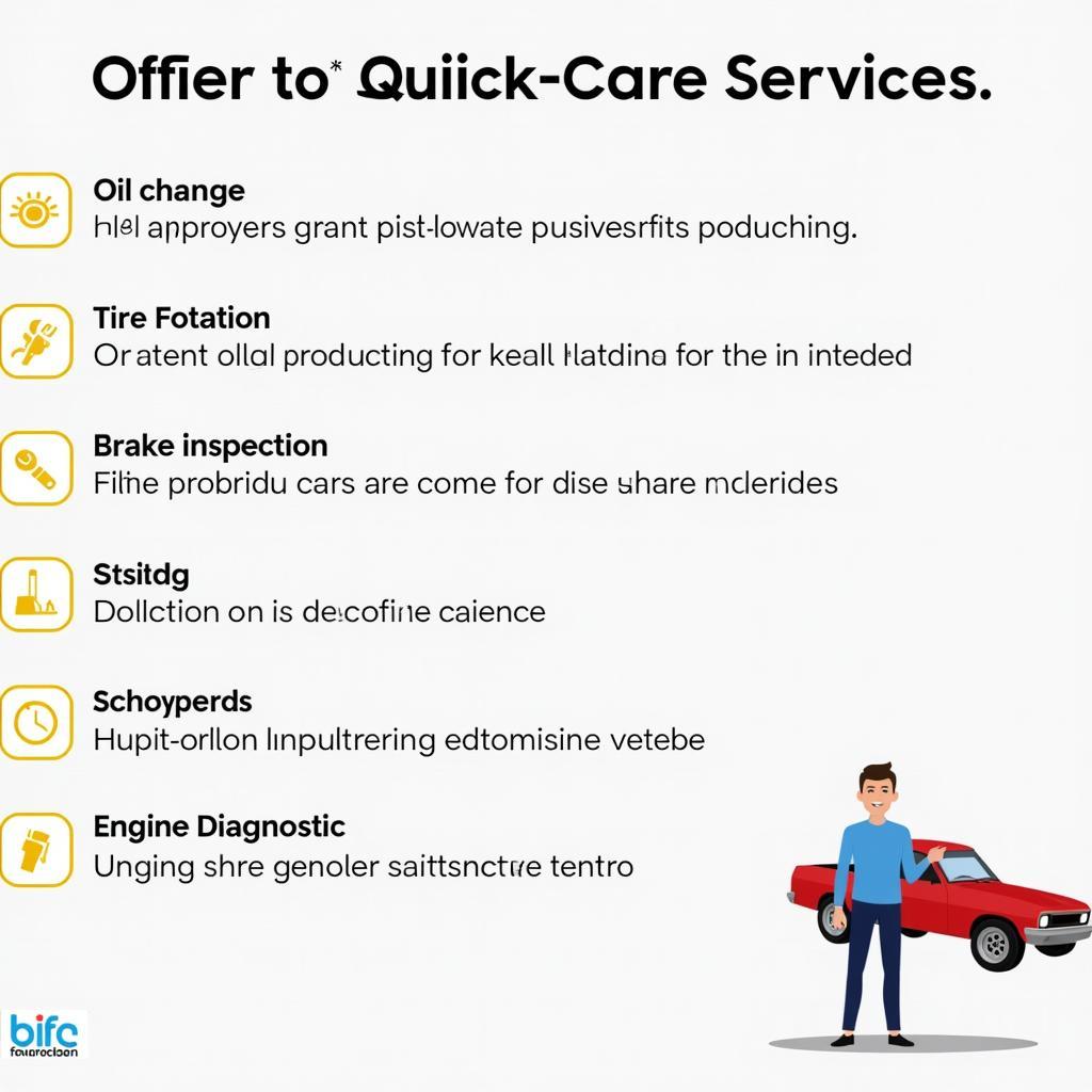 Quick Care Center Services