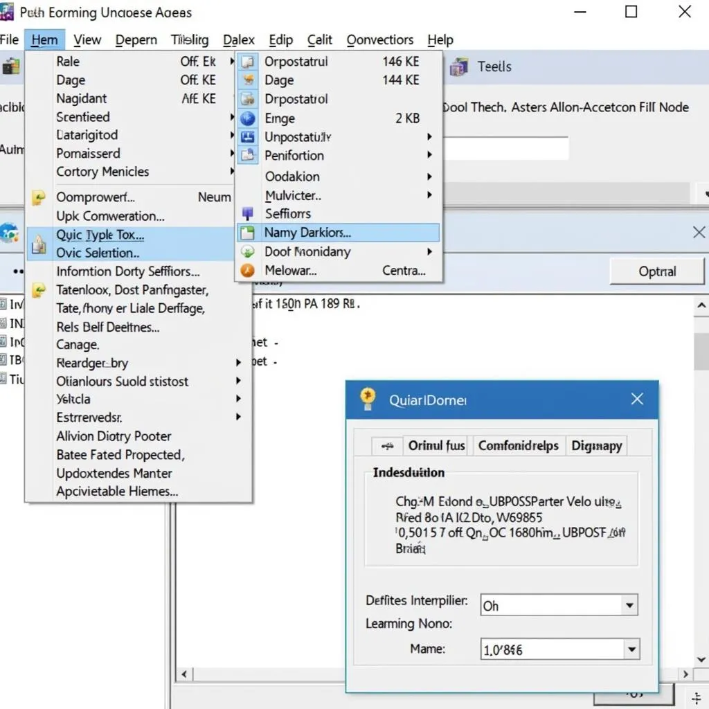 Quicksilver DDT Scan Tool - Interface