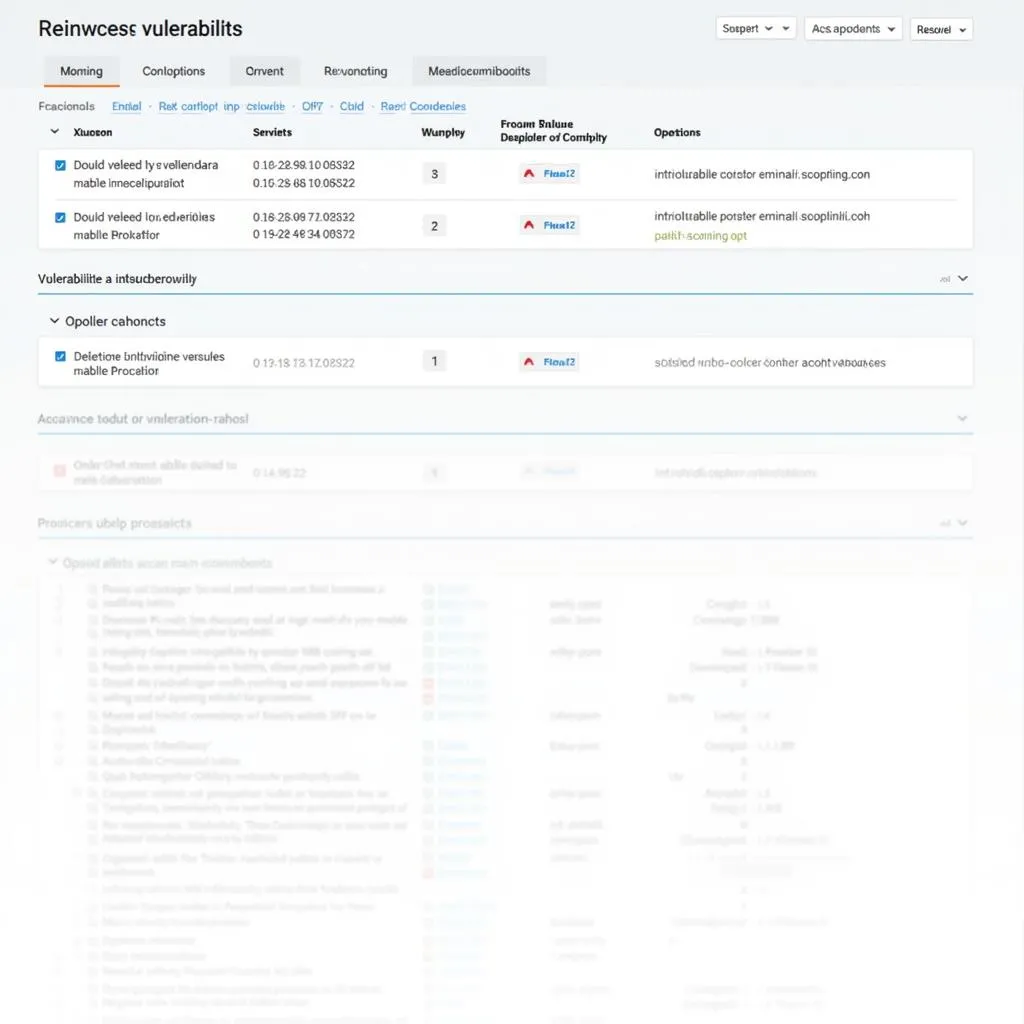 Rapid7 scanning tool results