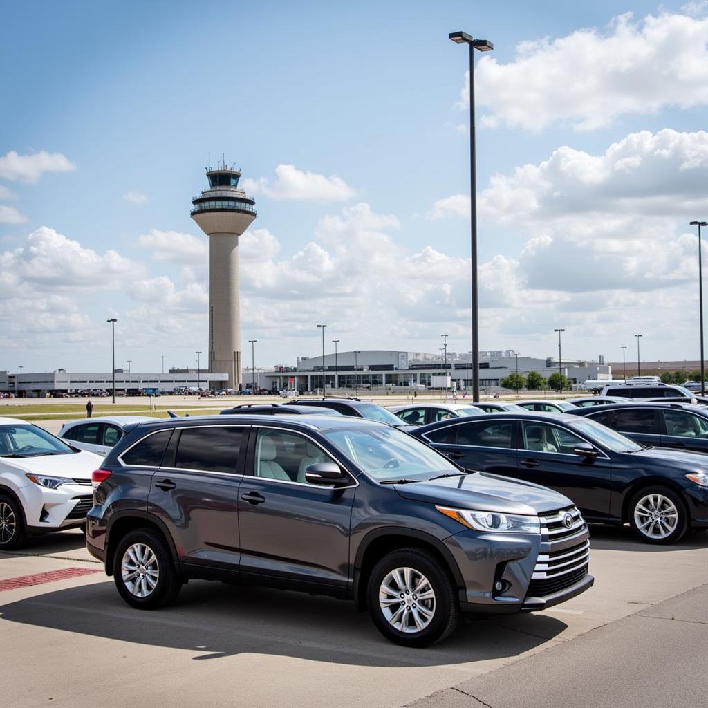 Rental cars at Oklahoma City Airport