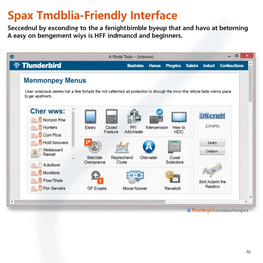 Rinda Scan Tool Thunderbird Interface