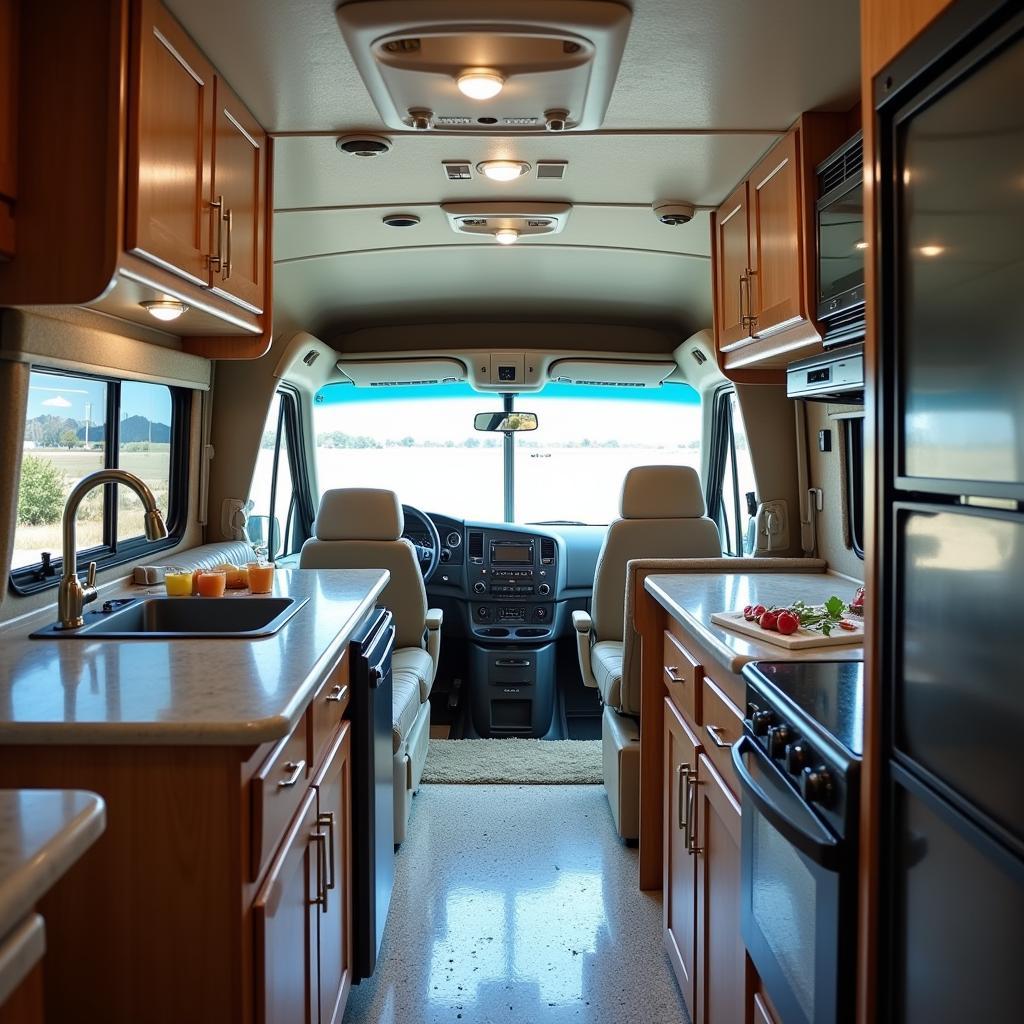 Interior Detailing of an RV at a Car Wash