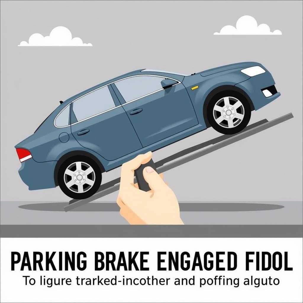 Safely Using Car Ramps - Engaging Parking Brake