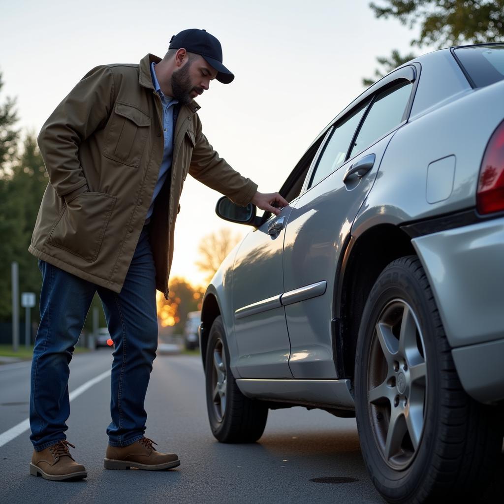 Checking a salvage title