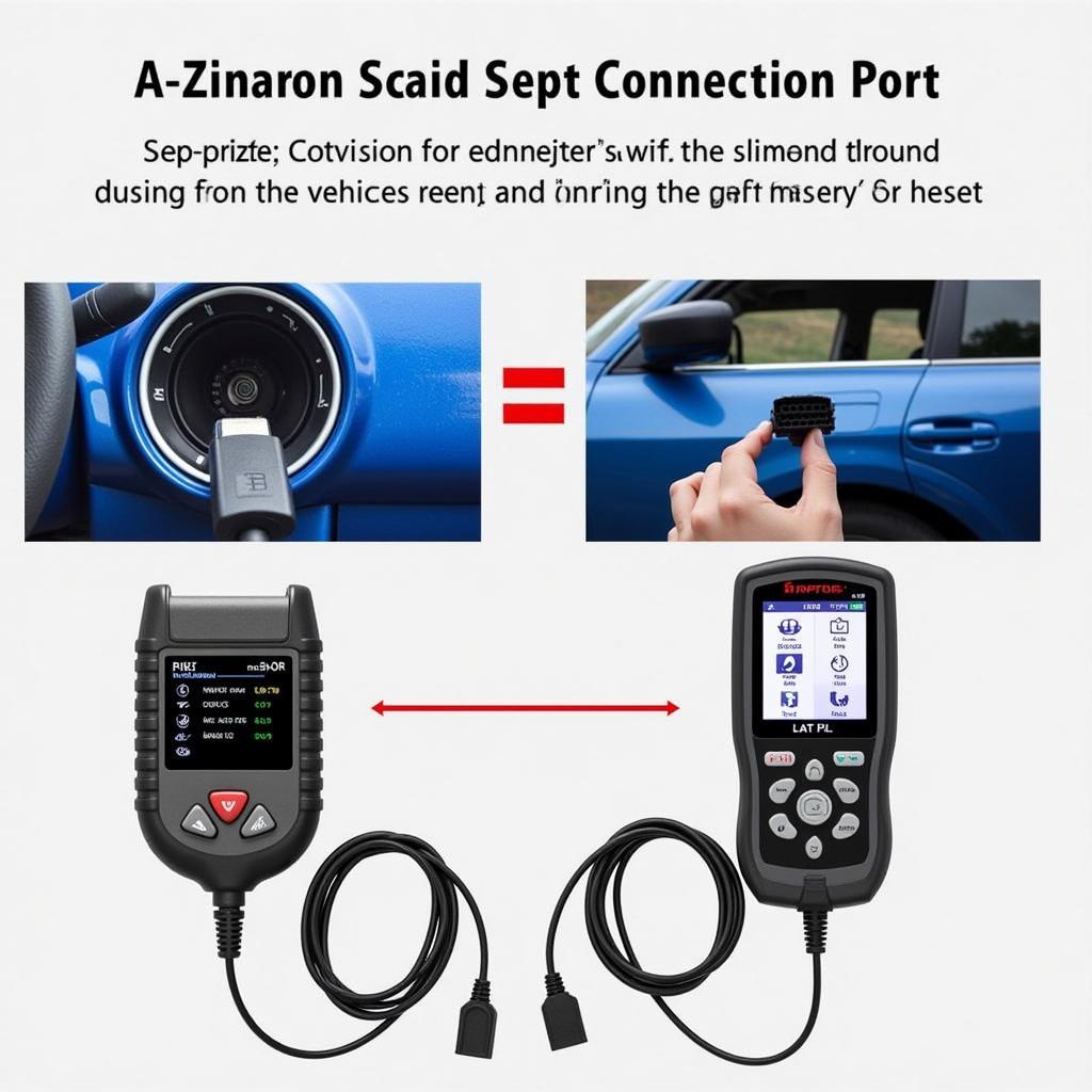 Scan Tool Connected to OBD Port