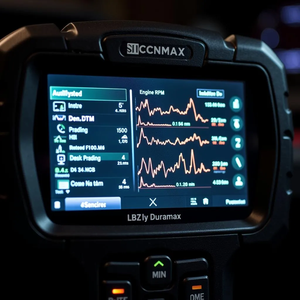 Scan Tool Display Illuminating LBZ Duramax Diagnostic Data