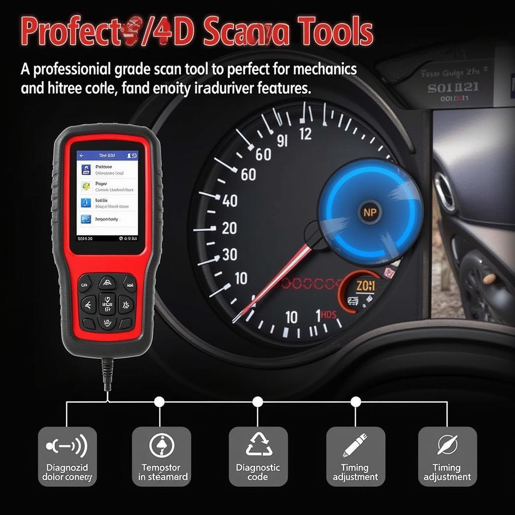 Scan tool with mode 08 for Vortec timing