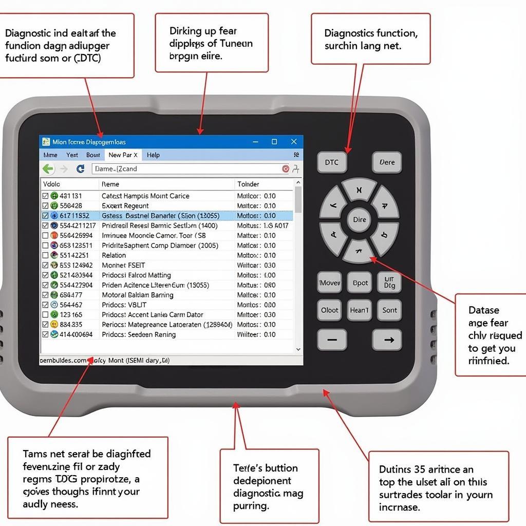 Scan Tool Software Interface on Windows 10