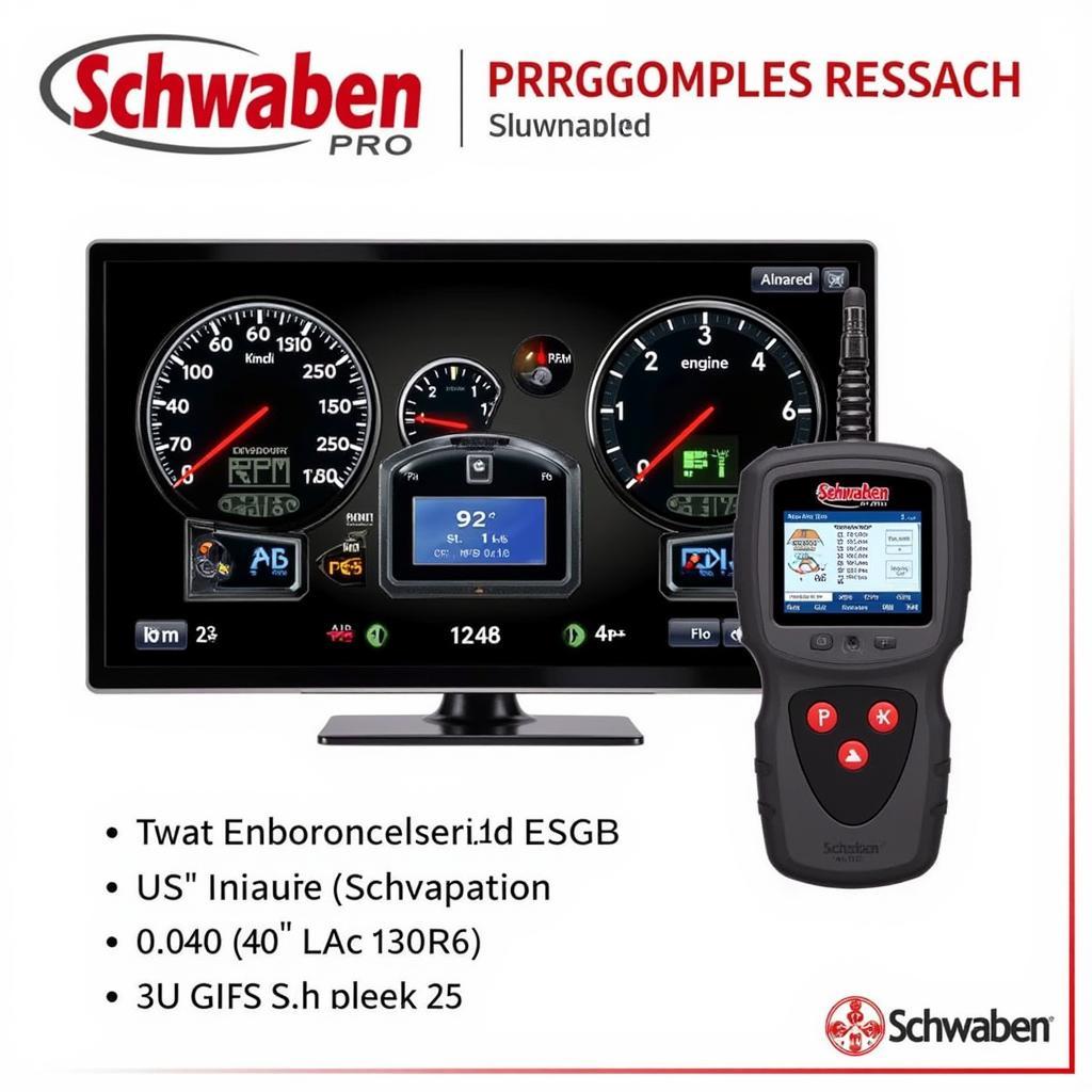 Schwaben Pro Scan Tool Interface Displaying Diagnostic Data