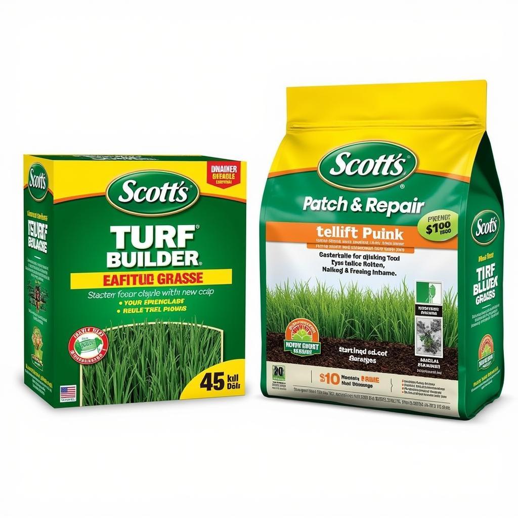 Scott's Bare Lawn Products: Starter Food and EZ Seed