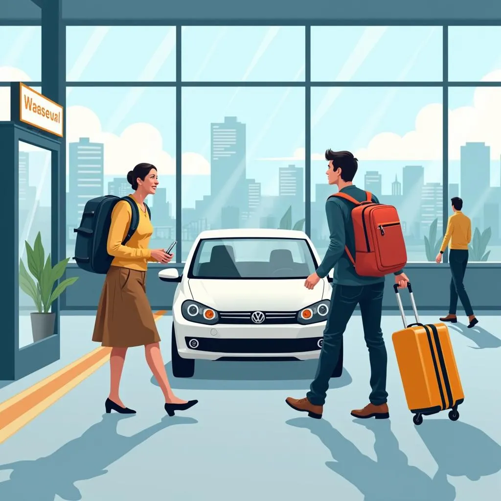 SeaTac Airport Car Rental Pickup