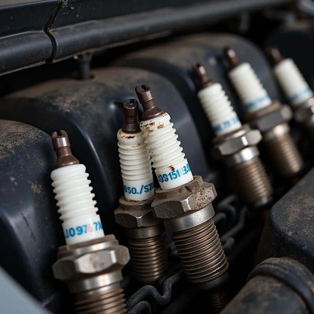 Spark plug problems can lead to a slow car startup