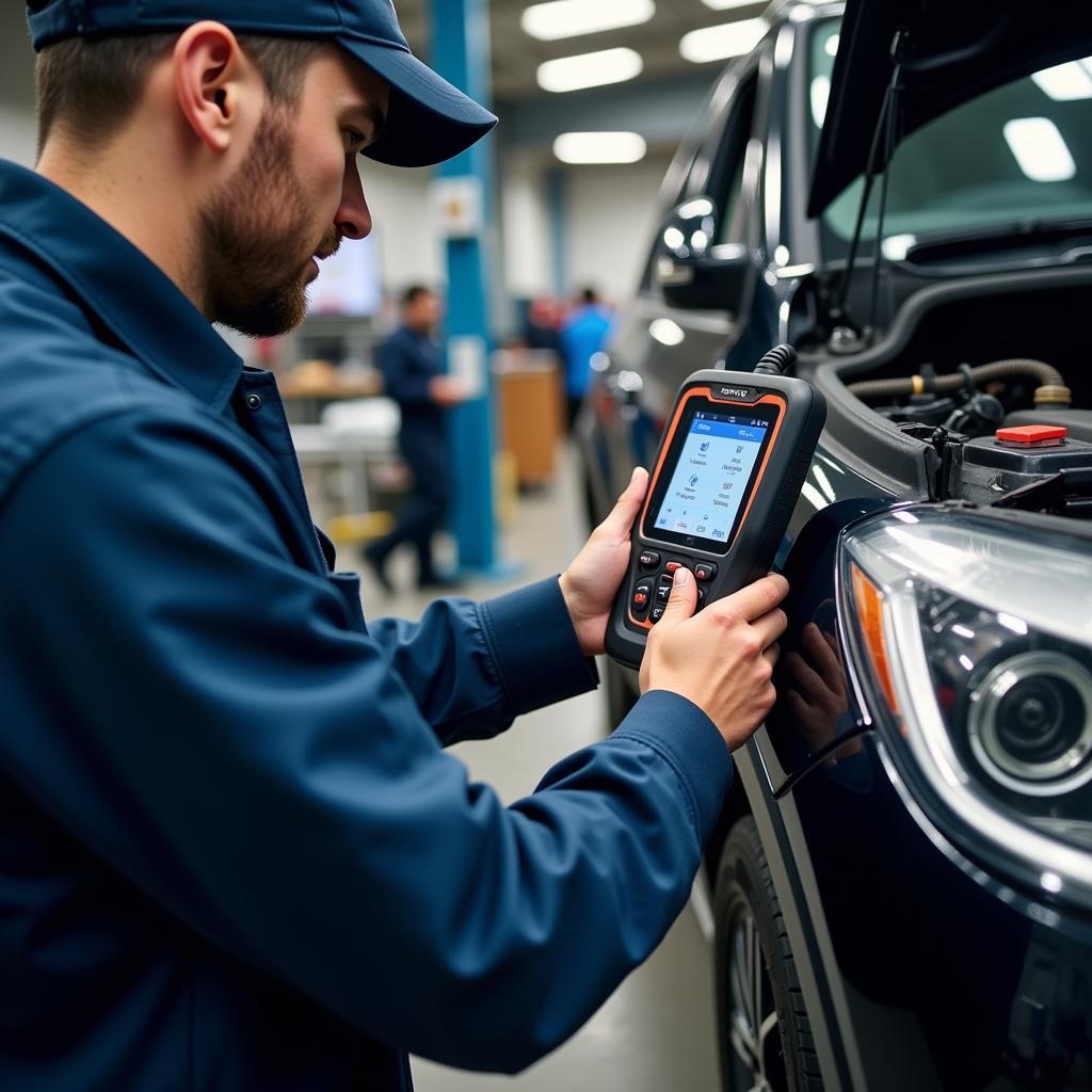 Snap-on Solus Edge in a Professional Workshop Setting