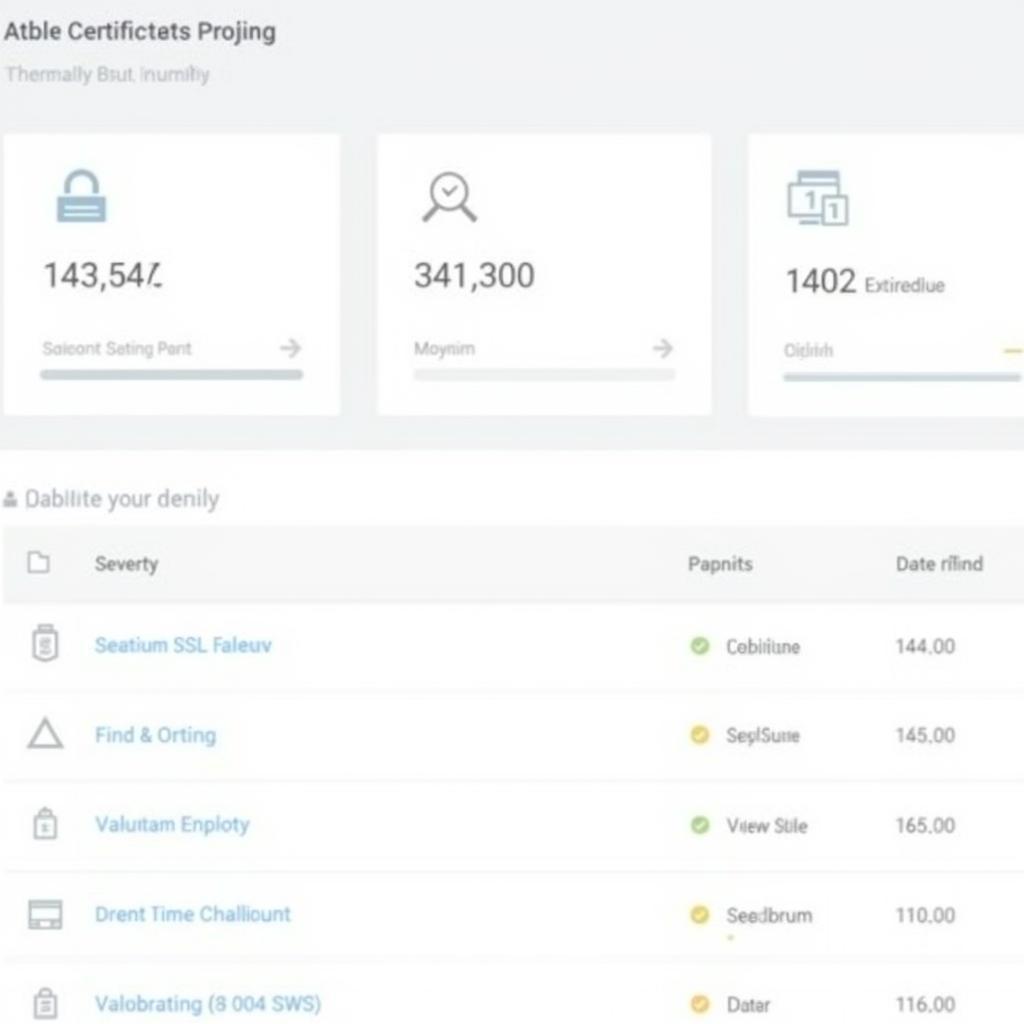 SSL Scanning Tool Dashboard