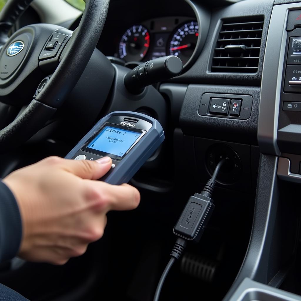 Using a Code Reader on a Subaru