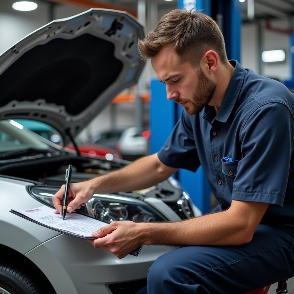 Car maintenance checklist