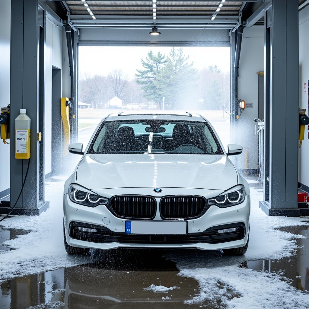 Touchfree Car Wash Process in Action