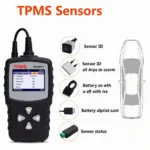 TPMS Sensor Data Displayed on Scan Tool