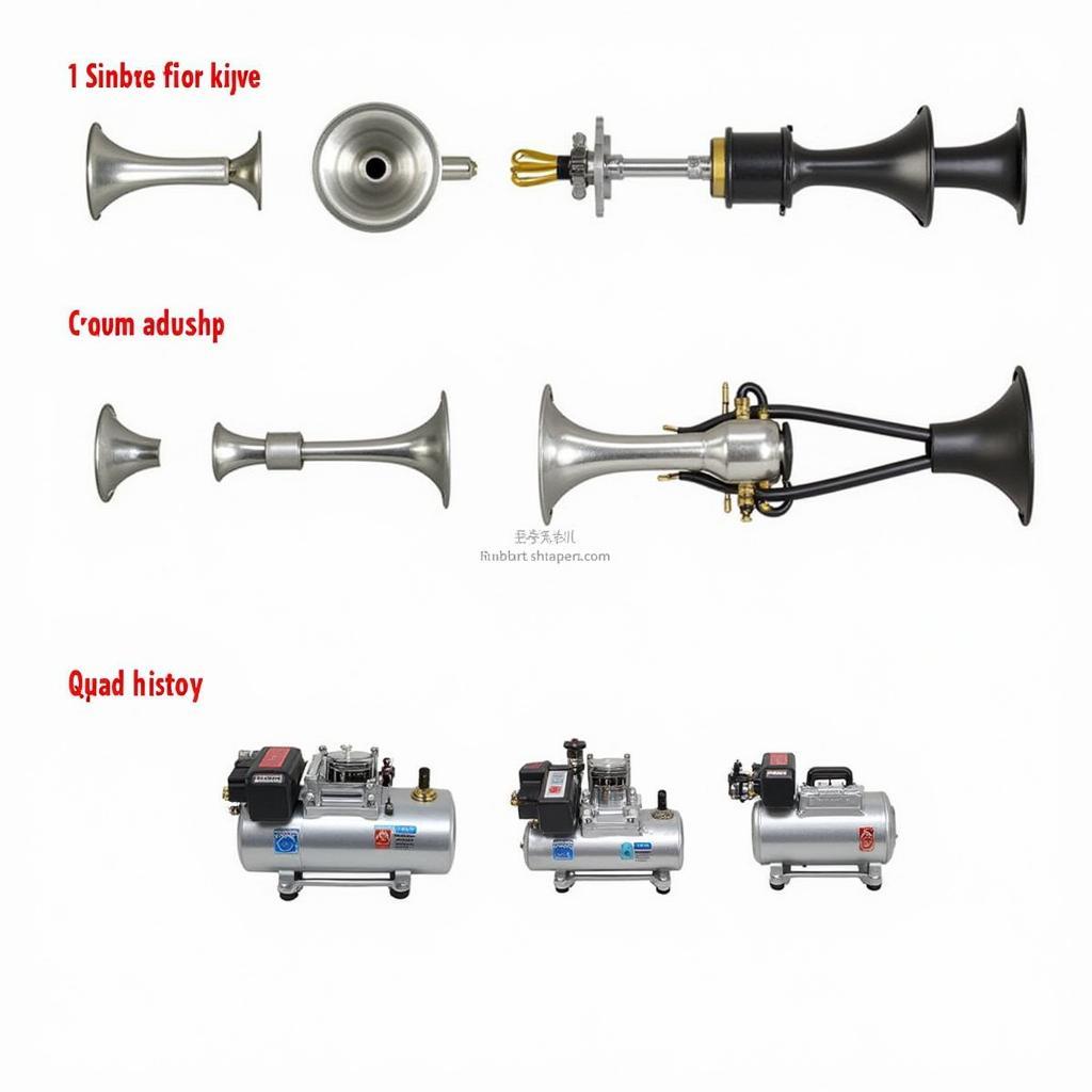 Different Train Horn Types for Cars