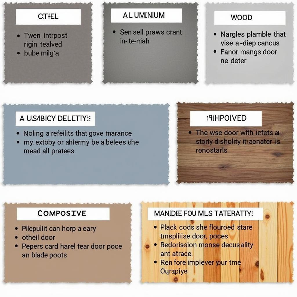 Two-Car Garage Door Materials Comparison