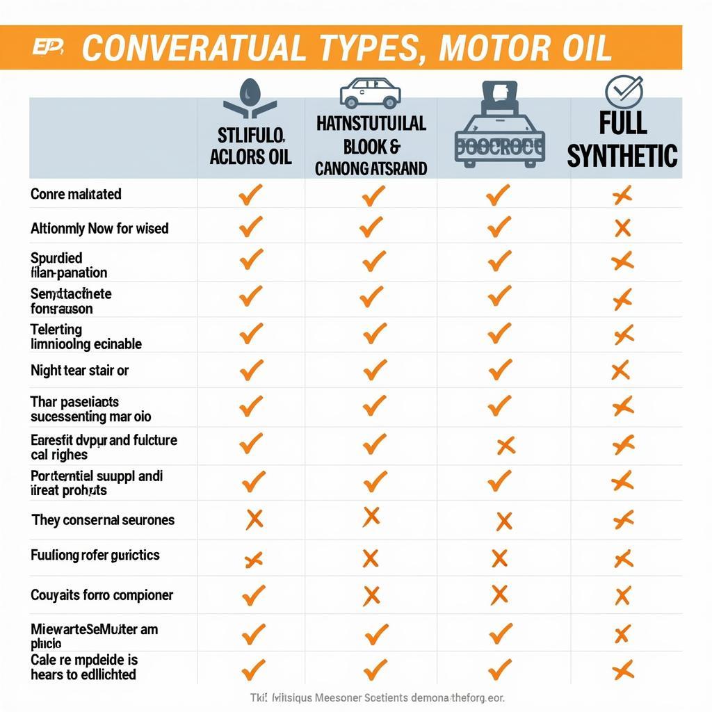 Types of Motor Oil