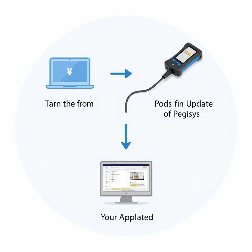 Updating Pegisys scan tool software on a computer