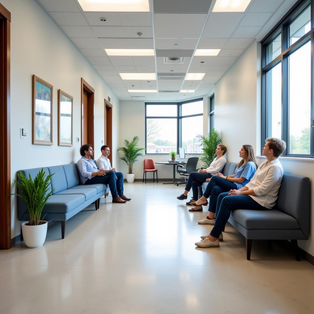 Patients Waiting in an Urgent Care Center