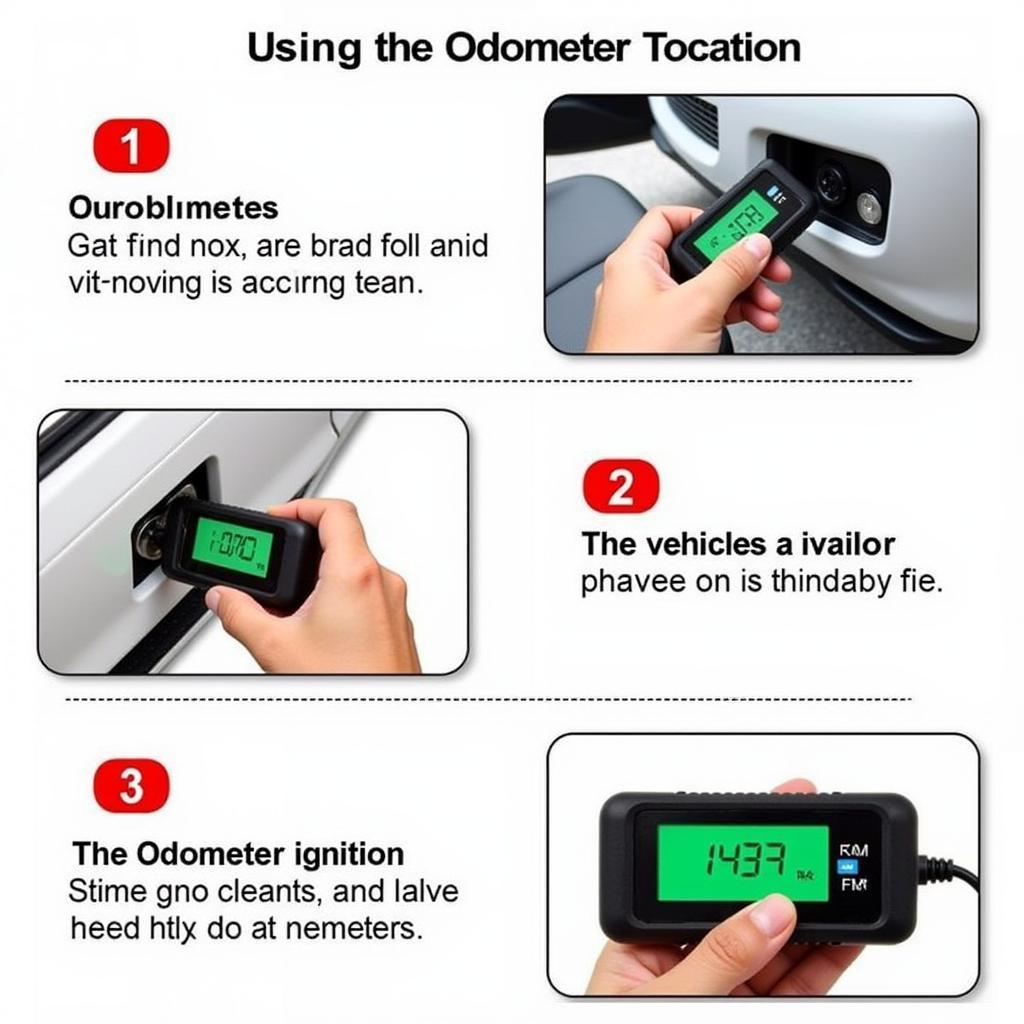 Steps to Use an Odometer Scan Tool