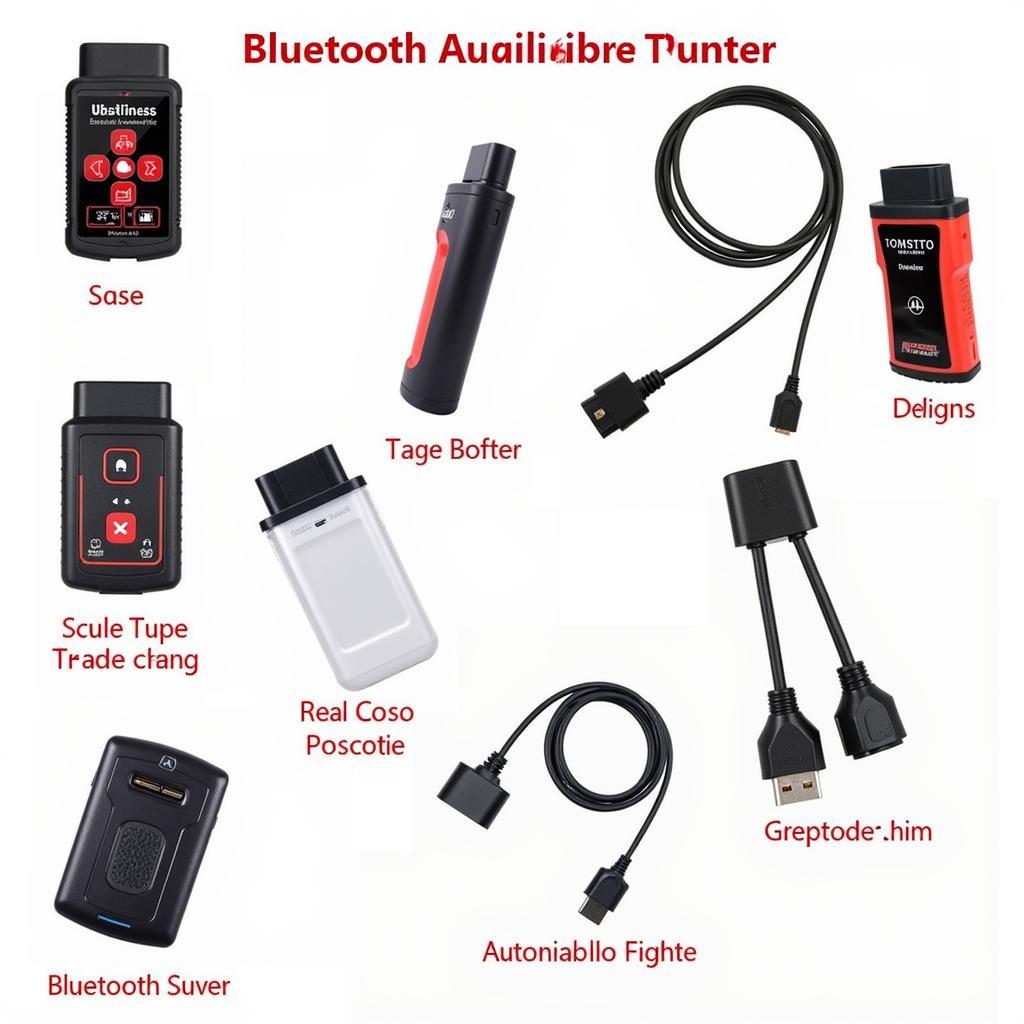 Various Bluetooth Automotive Scan Tools